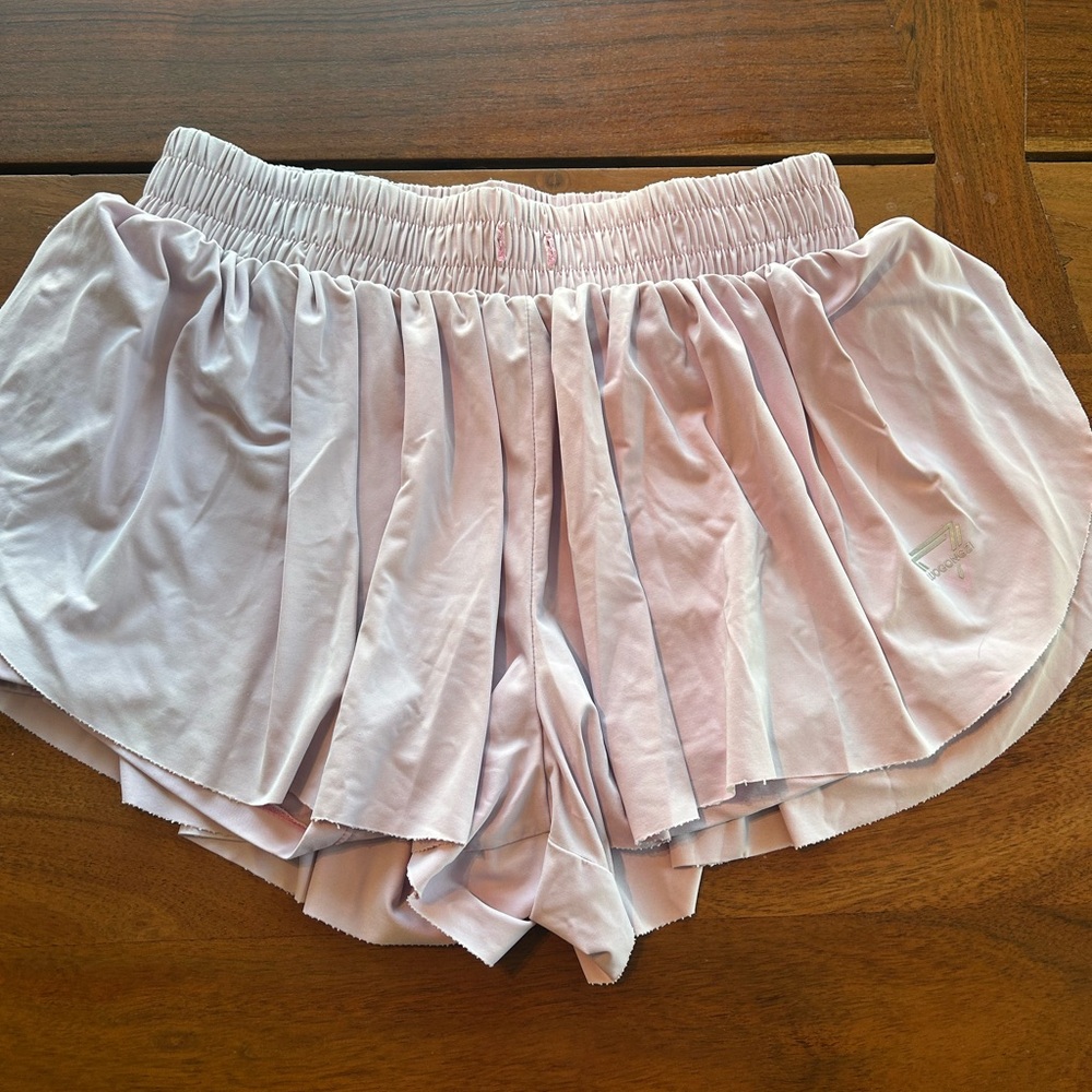 Women's Athletic Light Pink Shorts